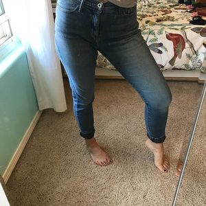 Levi skinny high waisted jeans